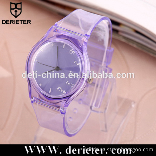 China Supplier Japan Movement Custom Plastic Watches Wholesale